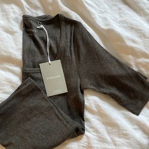Everlane Pima Micro-Rib Scoop-Neck Tee